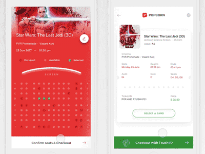 Popcorn Movie Booking App
