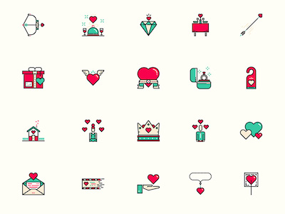 Valentine's Day Icons