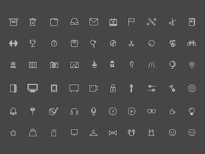 60 Line Icons V1