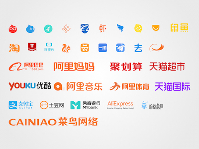 Alibaba Group Product Logos