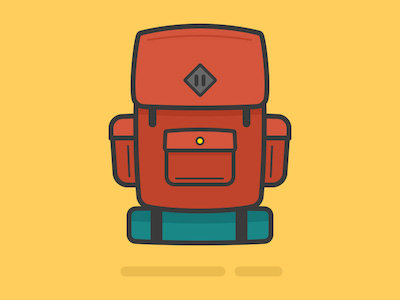 Hiking Backpack Icon