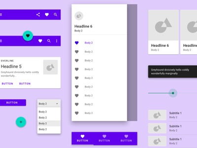 Baseline Material Design Components