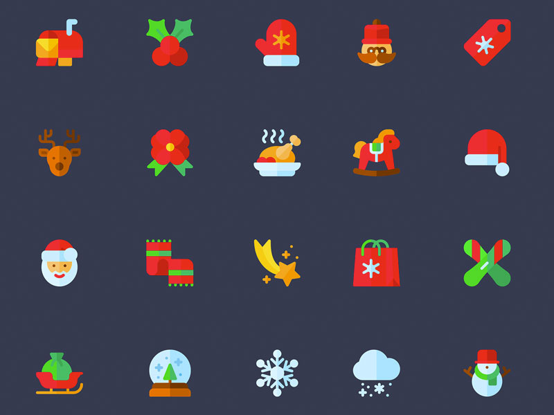 Holiday Icon Set