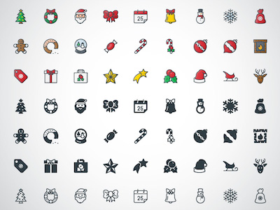 Christmas Icon Set