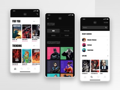 DC Comics Concept App