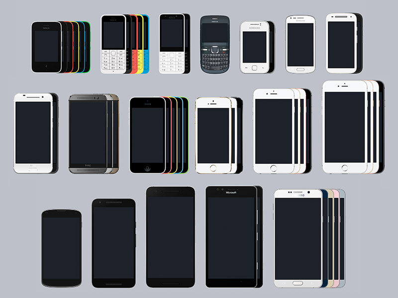 Mobile Device Mockups