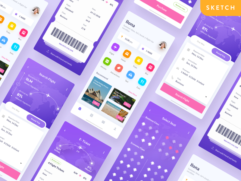 Flight App UI Kit