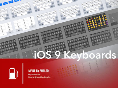 Ultimate iOS 9 Keyboard Kit