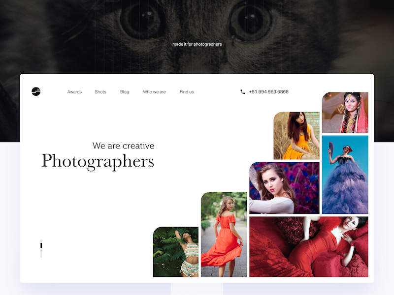 Photographer Portfolio Concept