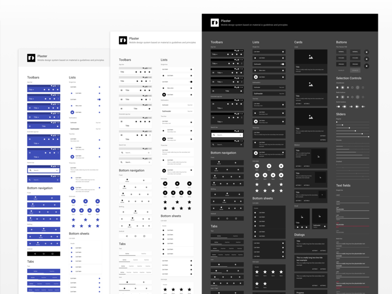 Plaster UI Kit Sample