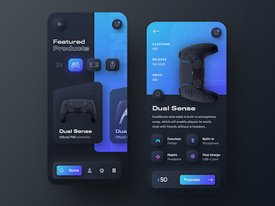 Playstation 5 DualSense App Concept 