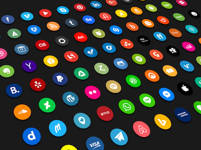 96 Company Icons and Logos