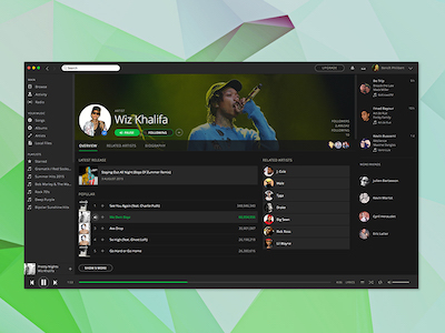 Spotify App Design