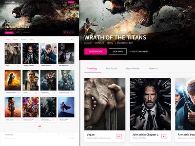 The Movie Box Landing Page