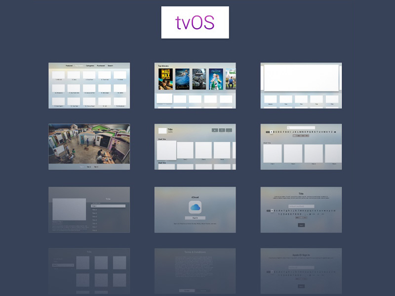 Apple tvOS UI Kit