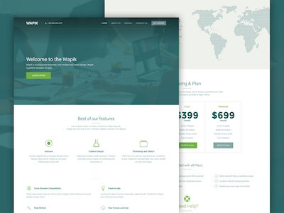 Wapik Website Template