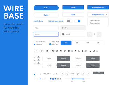 Wirebase Wireframing Kit 