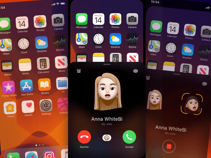 New Animoji Call Screen Concept