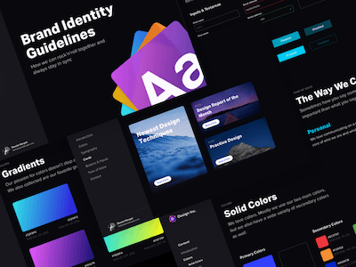 Brand Identity Guidelines 2.0 Dark