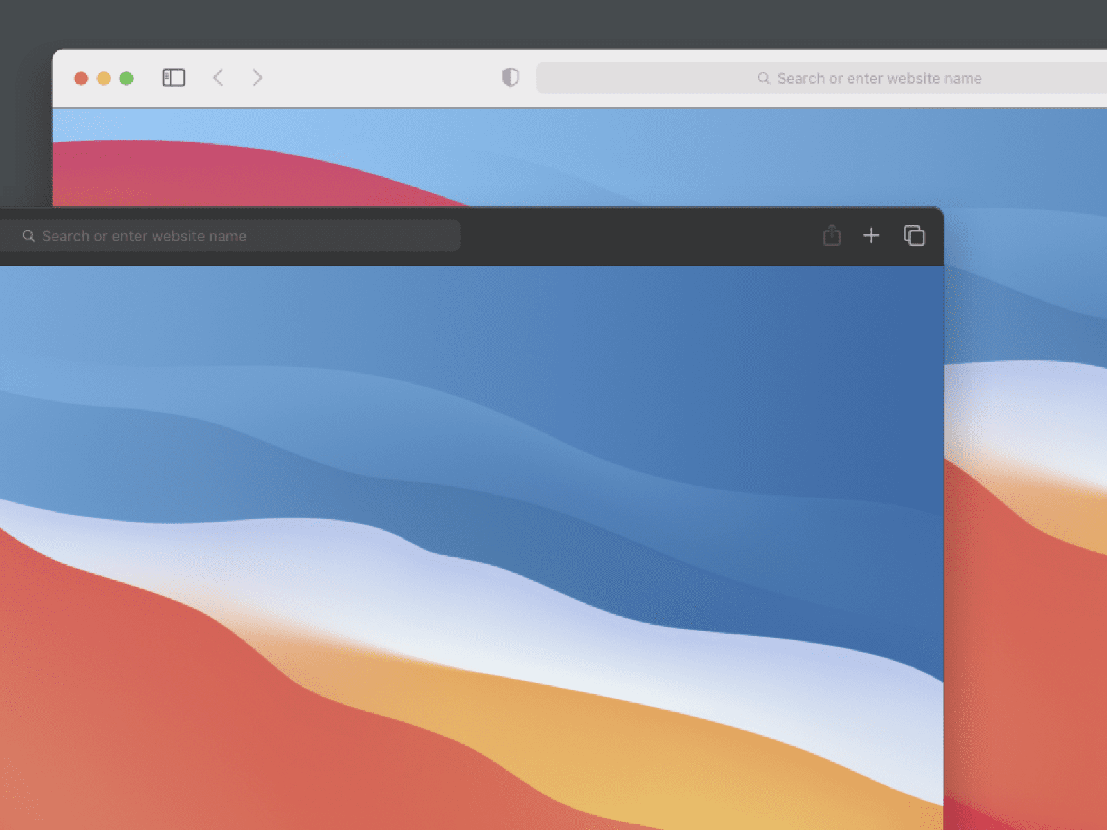 Browser Mockup Big Sur