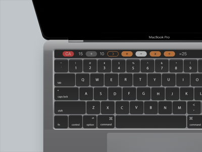 Touch Bar Calculator