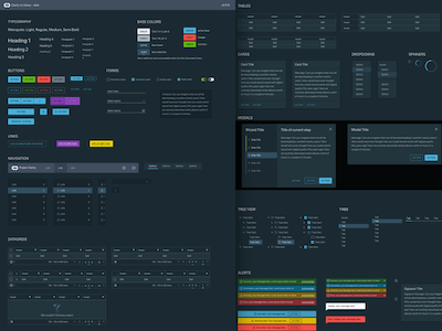 VMWare Clarity Dark UI Kit