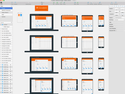 Covalent Material Design UI Kit