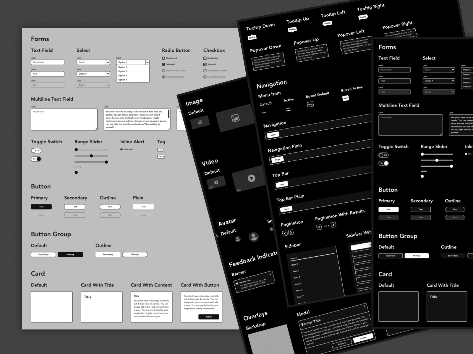 Simple Wireframing Kit