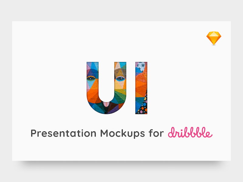 Dribbble Presentation Mockups