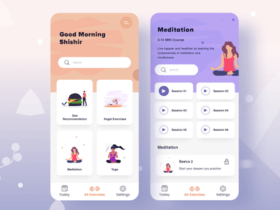 Exercise App Concept