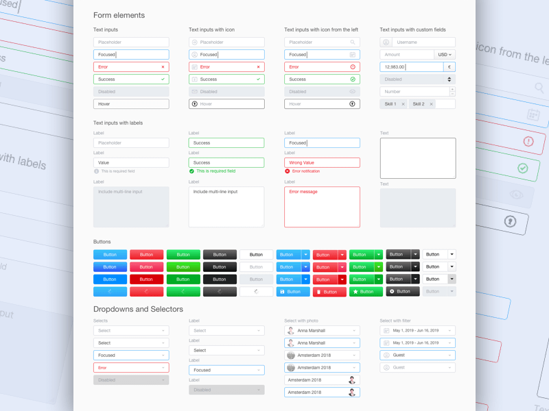 Small Form UI Kit