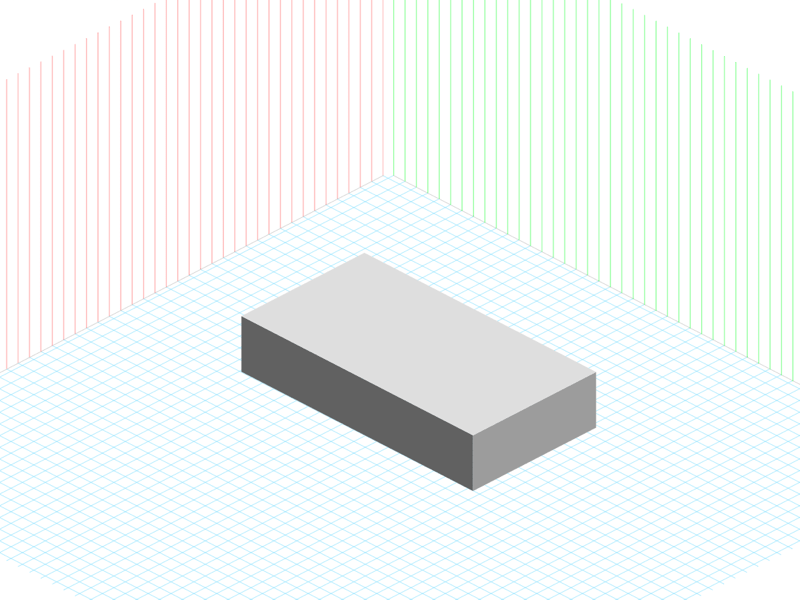 Isometric Grid Template