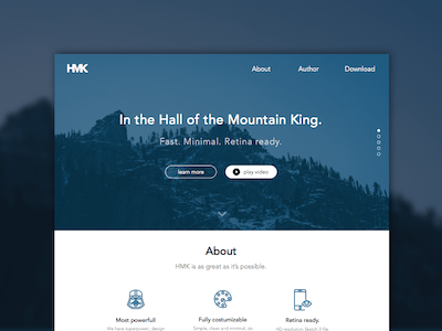 HMK Website Template