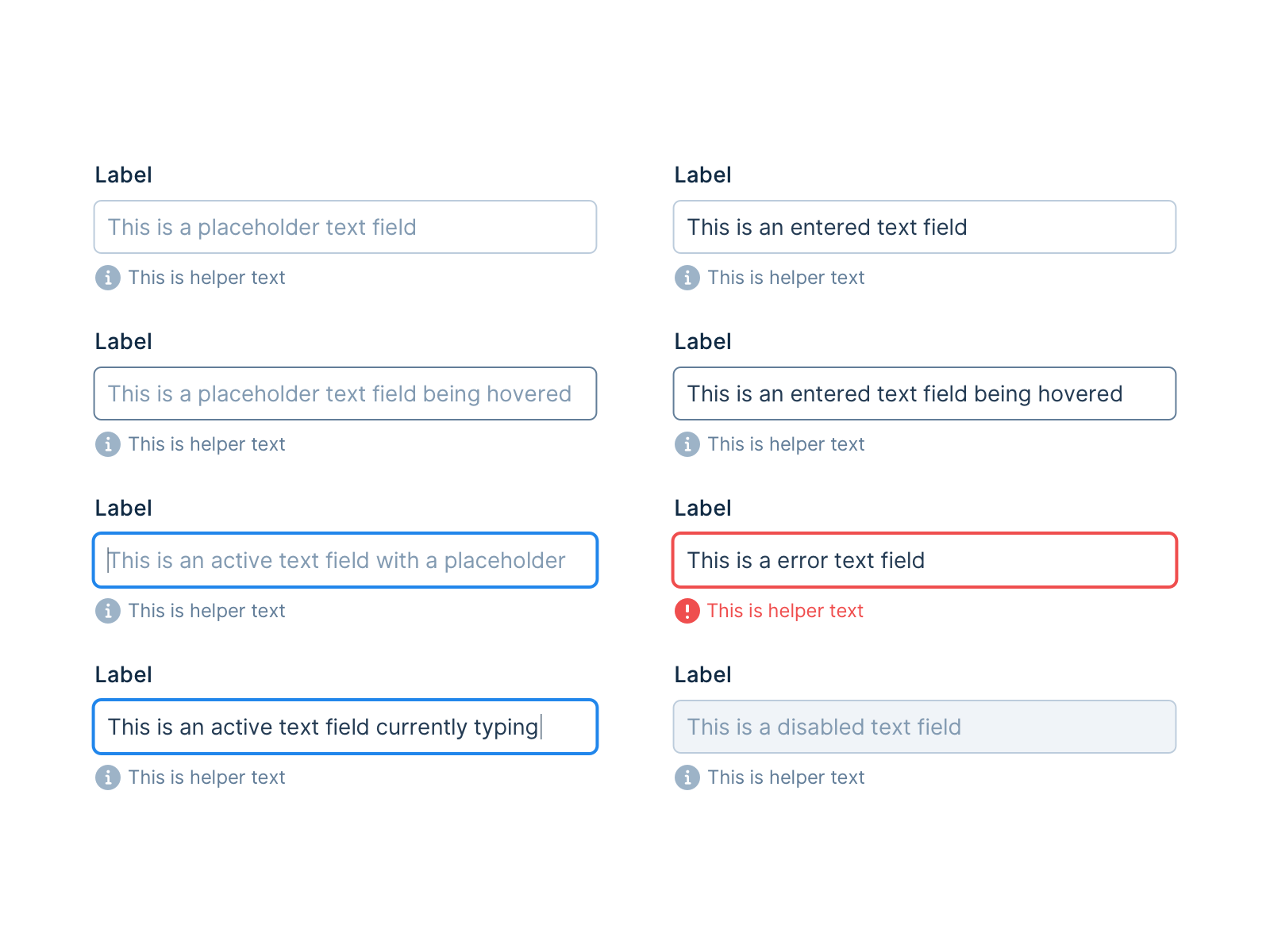 Input States