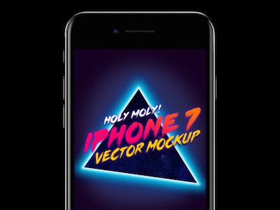 iPhone 7 Vector Mockup