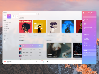 iTunes Redesign Concept