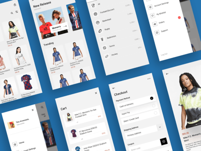 Jersey Shop UI Kit