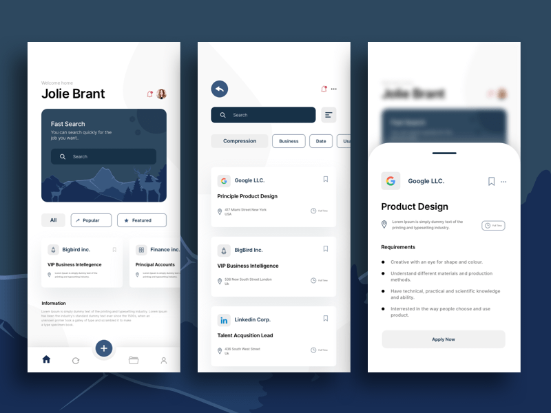 Job Search Concept App