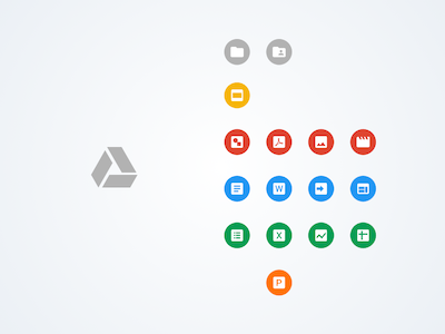 Material Drive Icons