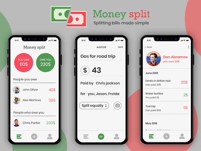 Bill Splitting App Concept