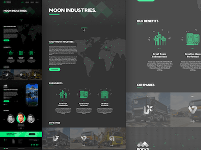 Moon Landing Page