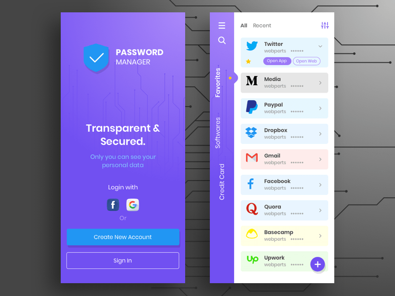 Password Manager Concept