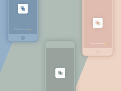 Pastel iPhone Mockups