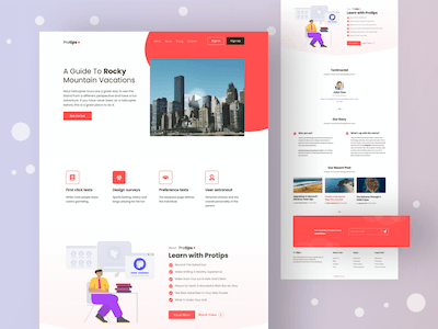 Protips Landing Page