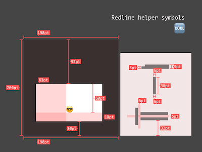 Redline Helper Symbols