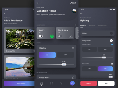 Smart Home UI Kit