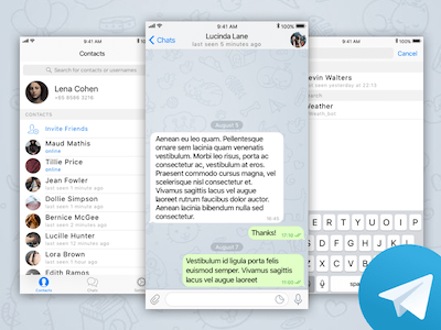 Telegram iOS UI Kit
