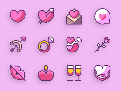 Valentine's Day Icons