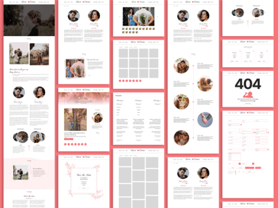 Wedding Website Template and UI Kit