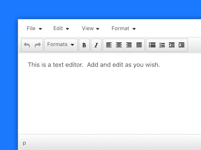 Simple WYSIWYG Editor